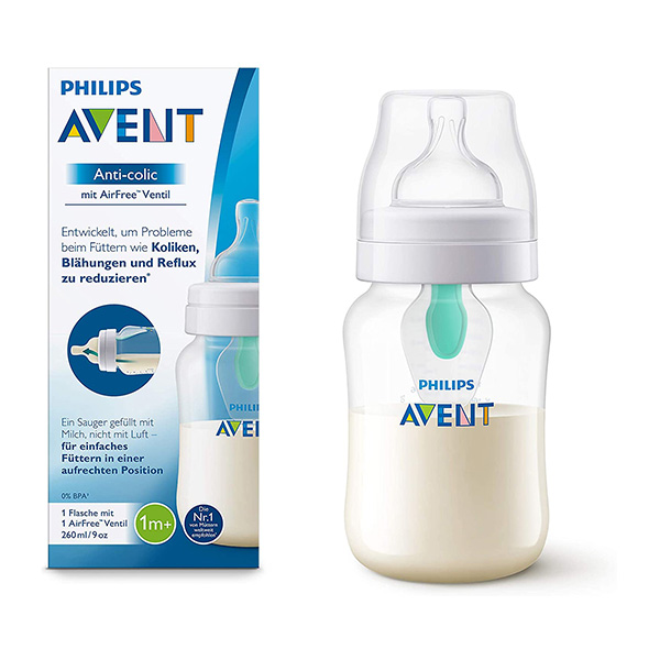 Avent Anti Colic With Air Free Vent 1M+, 260Ml